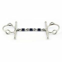 Jump'in Blue Steel Waterford Full Cheek Gag Bit