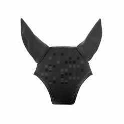 EquiFit Ear Bonnet -Farm House Tack Sales Shop 02016 EquiFit Ear.Bonnet Black.Ostrich