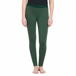 TuffRider Ladies Cotton Schooling Tights -Farm House Tack Sales Shop 10004 479 14 hntrgrn 2