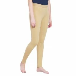TuffRider Ladies Cotton Schooling Tights -Farm House Tack Sales Shop 10004 479 17 LtTn 3