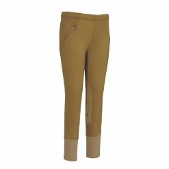 TuffRider Children's Unifleece Pull-On Knee Patch Winter Breeches