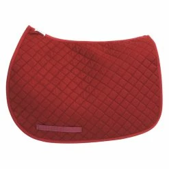 TuffRider Basic All Purpose Saddle Pad 40 TuffRider Basic All Purpose Saddle Pad -Farm House Tack Sales Shop 100410 brgndy 1