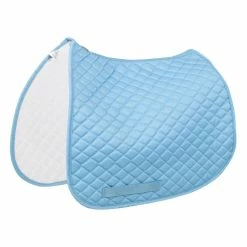 TuffRider Basic All Purpose Saddle Pad 47 TuffRider Basic All Purpose Saddle Pad -Farm House Tack Sales Shop 100410 lt.blue 2