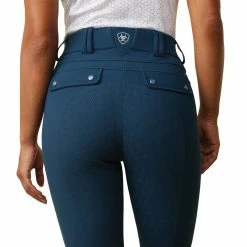 Ariat Women's Tri Factor Grip Full Seat Breeches - Seasonal Colors -Farm House Tack Sales Shop 10043467 Ariat WMS.TRI .FACTOR.GRIP .FS Deep.Petroleum Back2