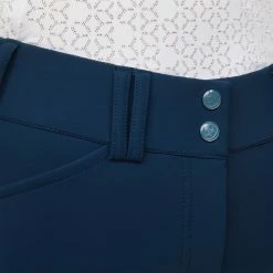 Ariat Women's Tri Factor Grip Full Seat Breeches - Seasonal Colors -Farm House Tack Sales Shop 10043467 Ariat WMS.TRI .FACTOR.GRIP .FS Deep.Petroleum Detail