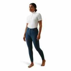 Ariat Women's Tri Factor Grip Full Seat Breeches - Seasonal Colors -Farm House Tack Sales Shop 10043467 Ariat WMS.TRI .FACTOR.GRIP .FS Deep.Petroleum Full.Body