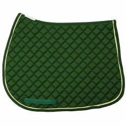 TuffRider Basic All Purpose Pad With Trim And Piping 29 TuffRider Basic All Purpose Pad With Trim And Piping -Farm House Tack Sales Shop 100558 JPC TuffRider.Basic .AllPurpose.Saddle.Pad .Trim Piping Hunter.Hunter.LightTan