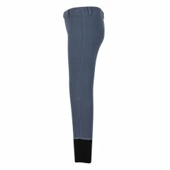 TuffRider Children's Starter Lowrise Pull-On Knee Patch Breeches -Farm House Tack Sales Shop 100567 479 35 denim 4