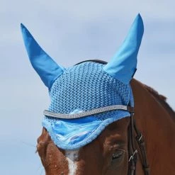 Weatherbeeta Prime Marble Ear Bonnet 5 Weatherbeeta Prime Marble Ear Bonnet -Farm House Tack Sales Shop 1008704 WB Prime.Marble.Ear .Bonnet Blue.LS