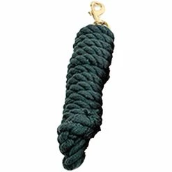 Cotton Lead Rope -Farm House Tack Sales Shop 10186 Jacks Cotton.Lead .Rope Forest