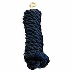 Cotton Lead Rope -Farm House Tack Sales Shop 10186 Jacks Cotton.Lead .Rope Navy