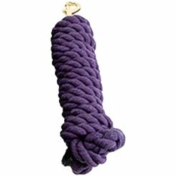 Cotton Lead Rope -Farm House Tack Sales Shop 10186 Jacks Cotton.Lead .Rope Purple