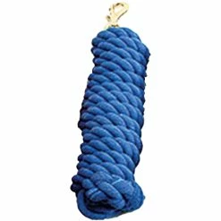 Cotton Lead Rope -Farm House Tack Sales Shop 10186 Jacks Cotton.Lead .Rope Royal