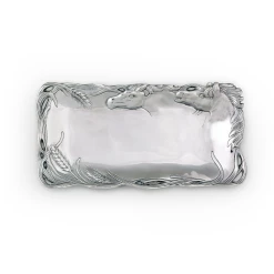Arthur Court Equestrian Tray - 6" X 12"