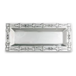 Arthur Court Equestrian Oblong Tray - Bit Pattern