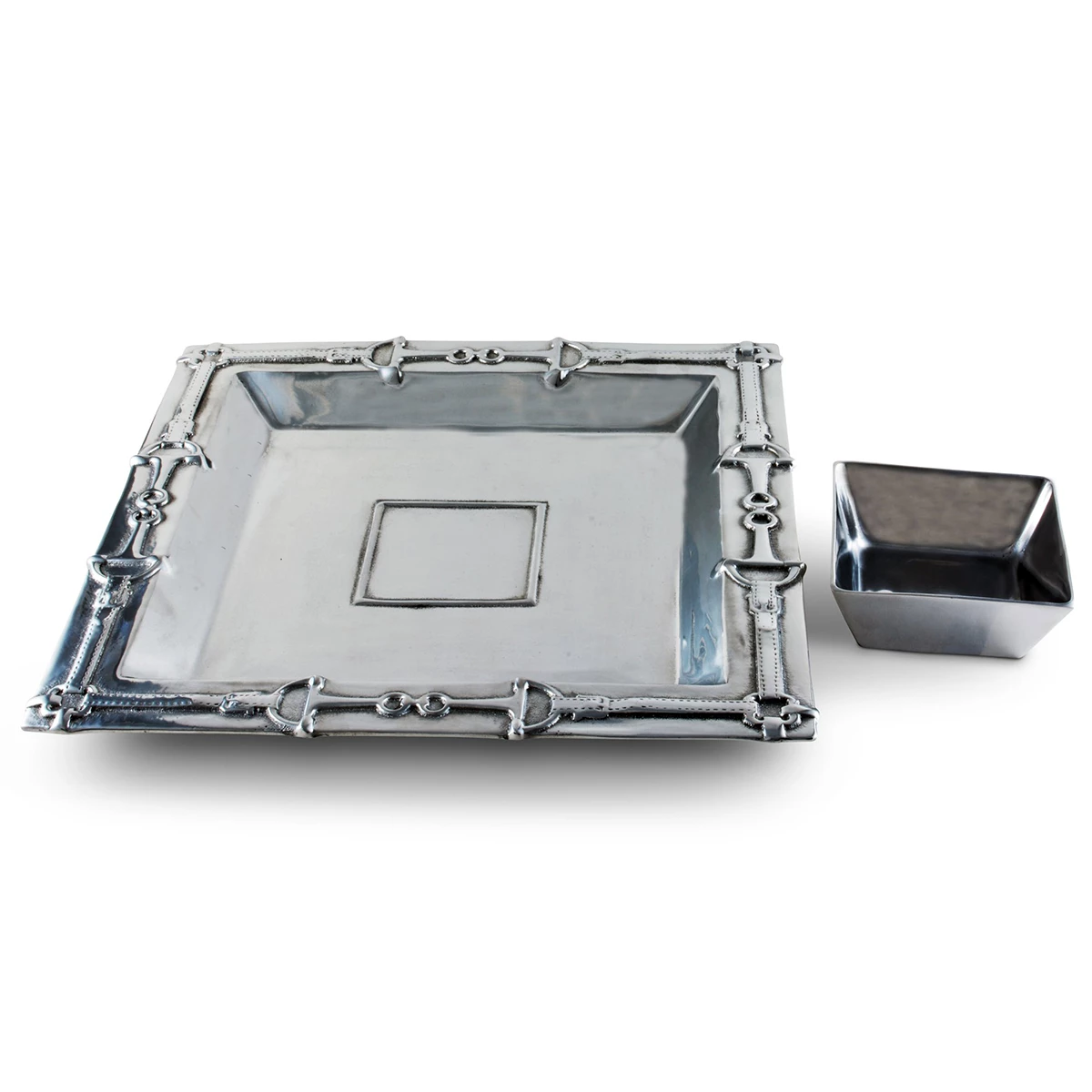 Arthur Court Equestrian Chip And Dip Platter 2 Arthur Court Equestrian Chip And Dip Platter - Image 2