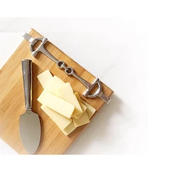 Arthur Court Equestrian Bamboo Cheese Set -Farm House Tack Sales Shop 104180 3