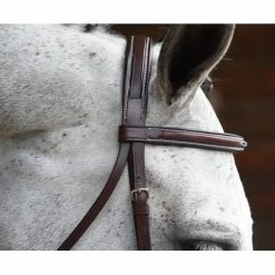 KL Select Italia Middleburg Hunter Bridle 7 KL Select Italia Middleburg Hunter Bridle -Farm House Tack Sales Shop 111101 03 KL Italia Brown Browband