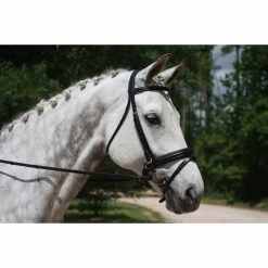 KL Select Italia Pirouette Bridle -Farm House Tack Sales Shop 111114 KL Pirouette.Plain .Browband Black