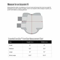 EquiFit Essential Everyday Front Boot 11 EquiFit Essential Everyday Front Boot -Farm House Tack Sales Shop 11277 EquiFit Essential.Everyday.Front .Boot Size.Chart