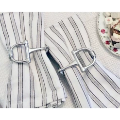 Arthur Court Bit Napkin Ring Set -Farm House Tack Sales Shop 115E12 3
