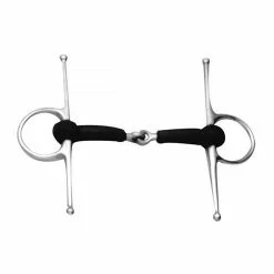 Korsteel Soft Rubber Jointed Full Cheek Snaffle Bit