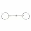 Korsteel Stainless Steel Solid Mouth 16MM Loose Ring Snaffle Bit