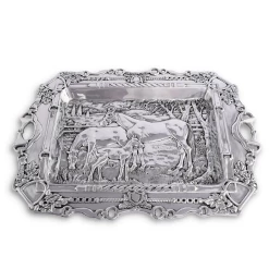 Arthur Court Grazing Horses Parlor Tray