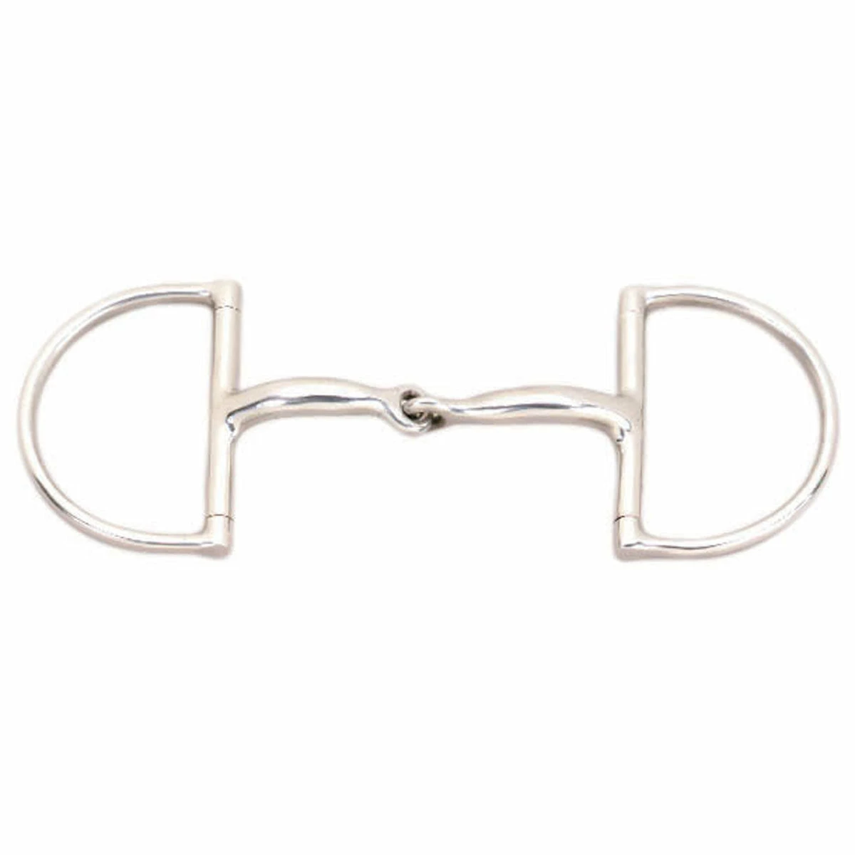 JP Korsteel Stainless Steel Hunter Dee Snaffle Bit 1 JP Korsteel Stainless Steel Hunter Dee Snaffle Bit