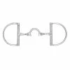 Korsteel Stainless Steel Segunda Dee Ring Snaffle Bit