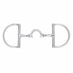 Korsteel Stainless Steel Segunda Dee Ring Snaffle Bit