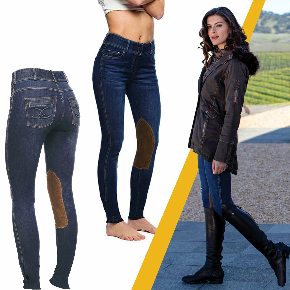 Goode Rider Equestrian Knee Patch Jean 4 Goode Rider Equestrian Knee Patch Jean - Image 4