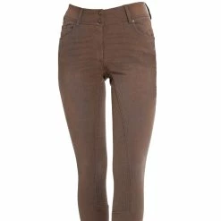 Goode Rider Vogue Full Seat Jean -Farm House Tack Sales Shop 14902 8826 GR Vogue.Full .Seat .Jean taupe.front