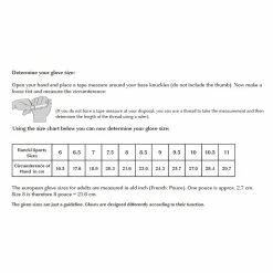 Roeckl Winchester Winter Riding Gloves -Farm House Tack Sales Shop 15 3301558BK 10 Toklat Rocekl.Winchester.Glove Size.chart