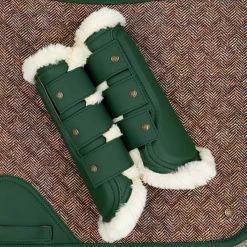 Sixteen Cypress Leatherette Brushing Boots -Farm House Tack Sales Shop 16C BB HU 16Cypress Leatherette.Brushing.Boots Claps