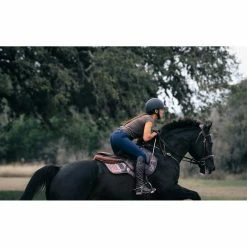 Sixteen Cypress Close Contact Pad -Farm House Tack Sales Shop 16C CC FP H 16Cypress Close.Contact.Pad Field.Plaid .Hickory Lifestyle