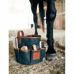 Sixteen Cypress Wax Canvas Grooming Tote -Farm House Tack Sales Shop 16C GT S Wax.Canvas.Grooming.Tote Spruce Lifestyle