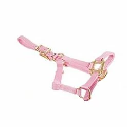 Deluxe Mini Halter -Farm House Tack Sales Shop 1823 Jacks Mini.Halter Pink Side