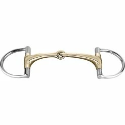 Herm Sprenger Dynamic RS Hunter Jumper D-Ring Single Jointed Sensogan 14 Mm
