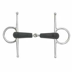 Centaur Stainless Steel Soft-Rubber Covered Jointed Full Cheek Bit