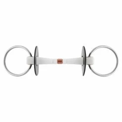 Herm Sprenger Nathe Mullen Mouth Loose Ring With Copper Link - 20mm