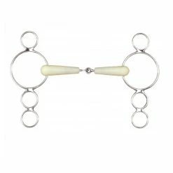 Happy Mouth 3-Ring Jointed Mouth Gag Bit