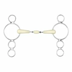 Happy Mouth 3-Ring Double Jointed Mouth Gag Bit