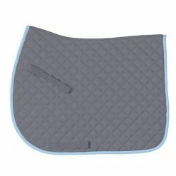 Centaur Imperial All Purpose Saddle Pad -Farm House Tack Sales Shop 468265 ERS Centaur.Imperial.A.P.Saddle.Bad Grey.LtBlue