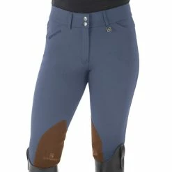 Romfh Ladies Sarafina Euro Seat Knee Patch Breeches -Farm House Tack Sales Shop 468455 ERS Romfh.Ladies.Sarafina.Euro .Seat .KneePatch.Breech Classic.Fog