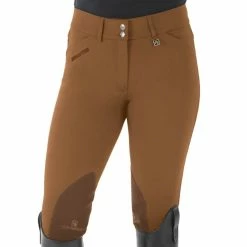 Romfh Ladies Sarafina Euro Seat Knee Patch Breeches -Farm House Tack Sales Shop 468455 ERS Romfh.Ladies.Sarafina.Euro .Seat .KneePatch.Breech Classic.Maple