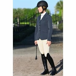 Ovation EuroWeave DX Taylored Ladies Front Zip Knee Patch Euro Seat Breeches -Farm House Tack Sales Shop 469578 ERS Ovation.EuroWeave.DX .Taylored.Ladies.Front .Zip.Knee .Patch .Euro .Seat .Breech