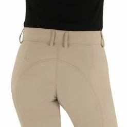 Ovation Child's Euroweave Front Zip Jodhpurs -Farm House Tack Sales Shop 469815 Ovation Childs.Euroweave.Front .Zip.Jodhpurs Back