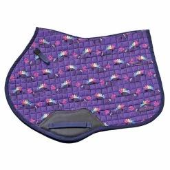 Curvy Saddle Pad - Romfh Matching Collection -Farm House Tack Sales Shop 475157 ERS ROMFH.Curvy .Saddle.Pad Punk.Rock .Ponies