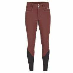 Kerrits Women's Arena Knee Patch Breech -Farm House Tack Sales Shop 50420 ArenaK ProKneePatchBreech Mahogany 01